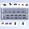 1032040-8-przelacznik-2-komputery-2-monitory-kvm-ugreen-hurtownia-dropshipping.jpg 2 datoru un 2 monitoru KVM slēdzis DisplayPort USB-A USB-C 8K 60Hz - pelēks