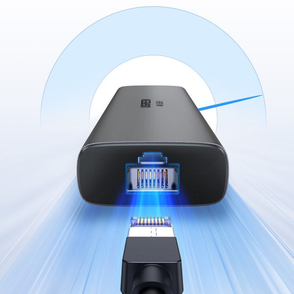 6-in-1 USB-C uz HDMI USB-C USB-A Ethernet centrmezgls - pelēks