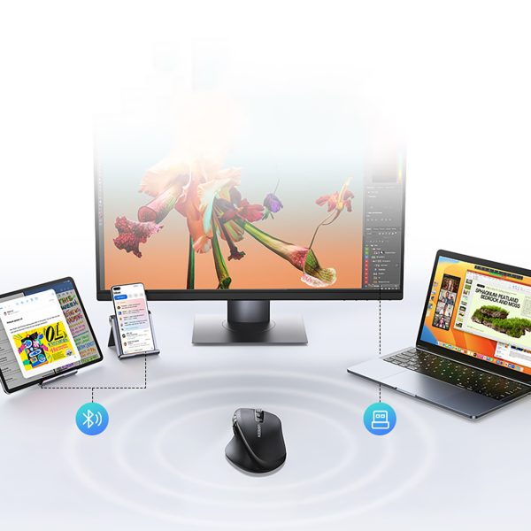 1032069-11-myszka-bezprzewodowa-optyczna-5-przyciskow-rolka-ugreen-hurtownia-dropshipping.jpg Bezvadu optiskā pele, 5 pogas, ritināšanas ritenis, 5000 DPI - melna