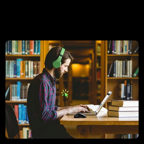 Bezvadu ergonomiska optiskā pele, 5 pogas, 1600 DPI - melna