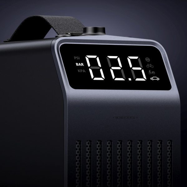 1032075-4-pompka-elektryczna-do-opon-samochodowych-ugreen-hurtownia-dropshipping.jpg Elektriskais automašīnas riepu pumpis ar displeju 150 PSI 3x4500mAh 12V - pelēks
