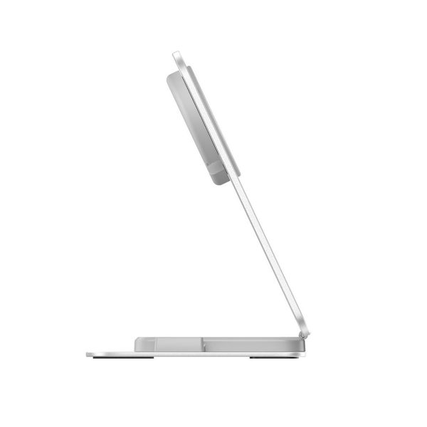 Induktīvā uzlādes ierīce Apple Watch JR-W18 viedpulksteņiem - sudrabkrāsas