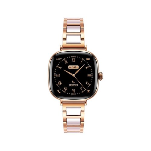 Starlight JR-FS1 viedpulkstenis ar zvanu atbildēšanas funkciju, 2 siksniņas - zelta krāsā