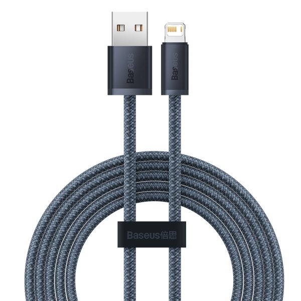 1032095-1-kabel-przewod-do-iphone-usb-baseus-hurtownia-dropshipping.jpg Kabelis iPhone USB - Lightning 2.4A 2m - pelēks