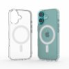 iPhone 16 Plus aizmugurējais vāciņš ar caurspīdīgu MagSafe korpusu - caurspīdīgs