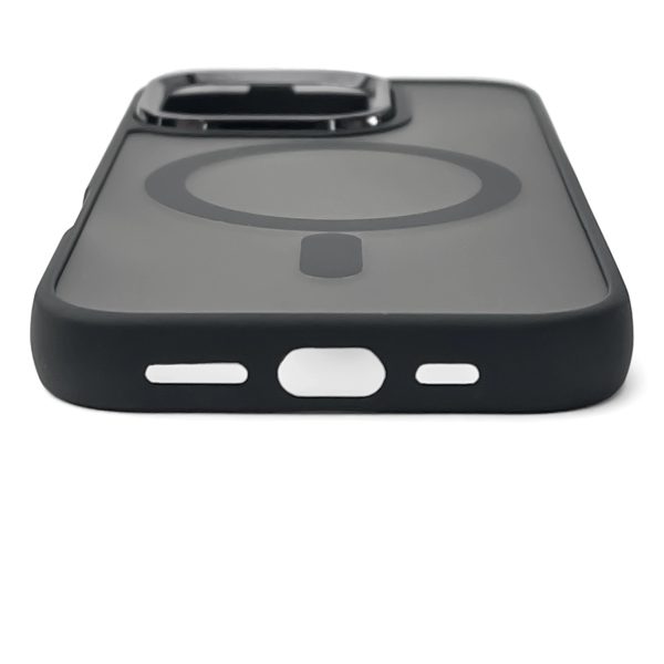 Samsung Galaxy A56 5G modes maciņš MagSafe aizmugurējais vāciņš - melns