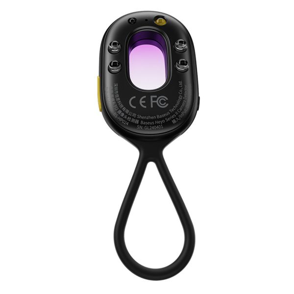 1032182-3-wykrywacz-ukrytych-kamer-z-alarmem-mini-baseus-hurtownia-dropshipping.jpg Slēptais kameras detektors ar mini lukturīti un signalizāciju + USB-A - USB-C kabelis - melns