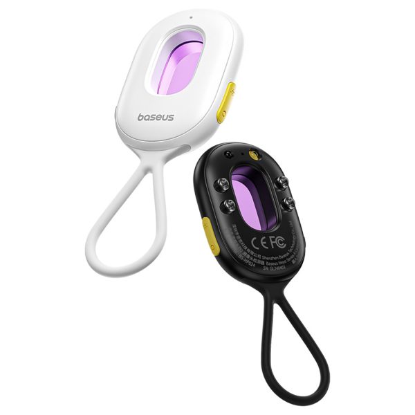 1032182-5-wykrywacz-ukrytych-kamer-z-alarmem-mini-baseus-hurtownia-dropshipping.jpg Slēptais kameras detektors ar mini lukturīti un signalizāciju + USB-A - USB-C kabelis - melns