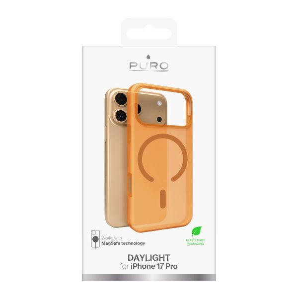 1032195-2-etui-silikonowe-na-iphone-17-pro-puro-hurtownia-dropshipping.jpg iPhone 17 Pro dienasgaismas Magsafe silikona vāciņš — caurspīdīgi oranžs