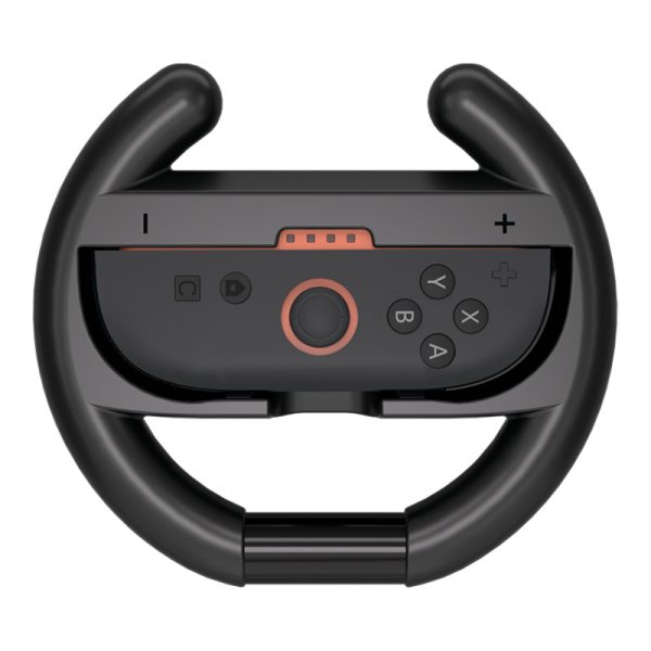 Braukšanas simulatora stūre Joy-Con Nintendo Switch 2 kontrolierim, melna - 2 gab.
