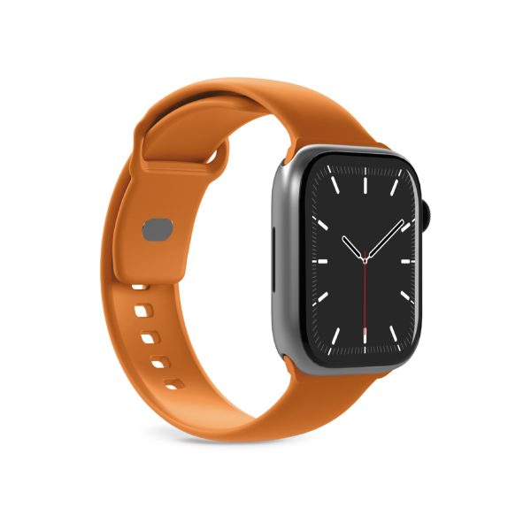 Silikona siksniņa Apple Watch 44/45/46/49mm Icon - oranža