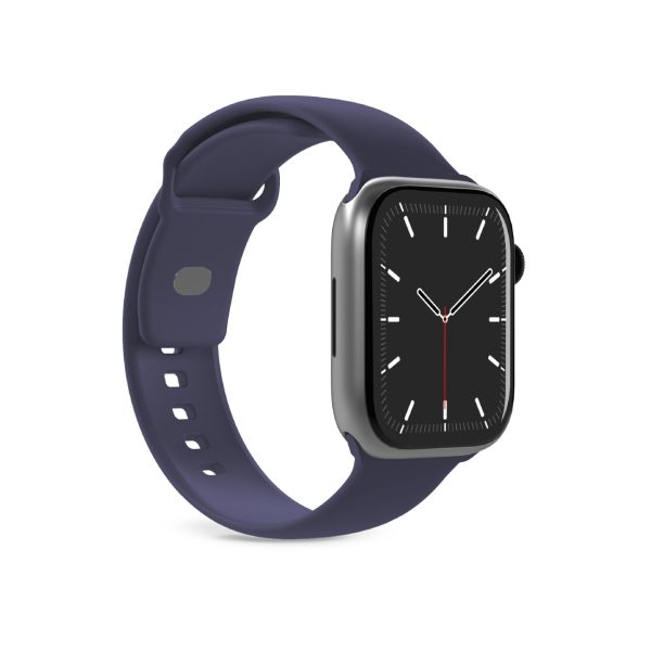 1032212-4-pasek-silikonowy-na-apple-watch-44-45-46-49mm-puro-hurtownia-dropshipping.jpg Silikona siksniņa Apple Watch 44/45/46/49mm Icon - tumši zila