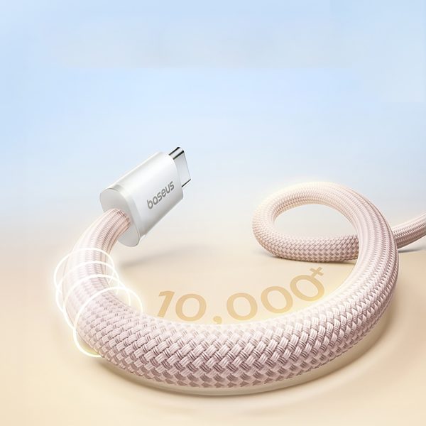 Pašmontējams USB-C Dynamic 4 Pro 100W 1m kabelis - rozā