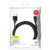 Yiven 1,5 m USB-A - MicroUSB kabelis - melns