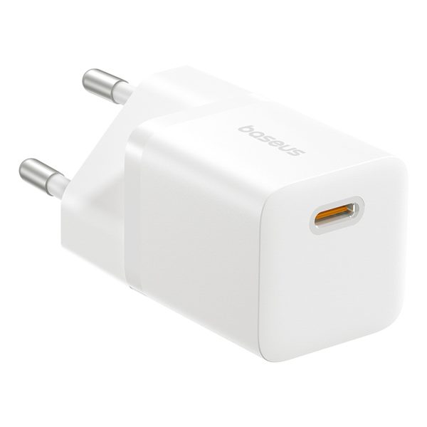 USB-C GaN5 25W sienas lādētājs - balts