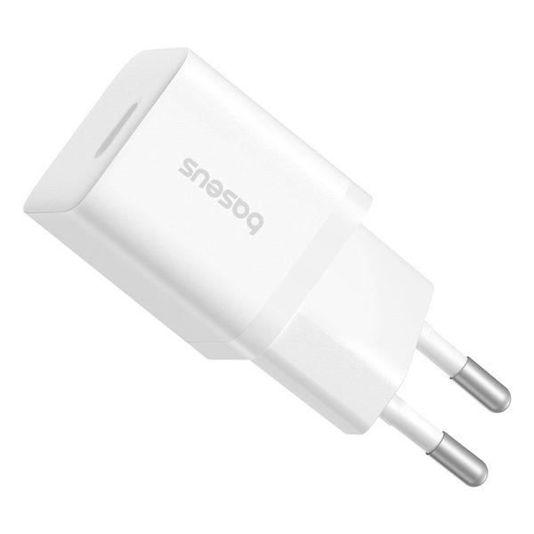 USB-C GaN5 25W sienas lādētājs - balts