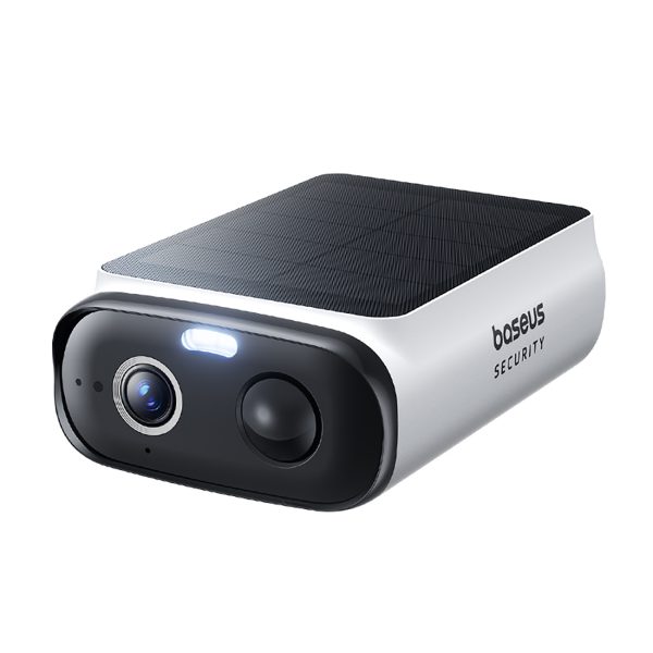 1032239-1-kamera-zewnetrzna-z-panelem-slonecznym-security-baseus-hurtownia-dropshipping.jpg Security S1 Lite 5200mAh 2K saules paneļa āra kamera - balta