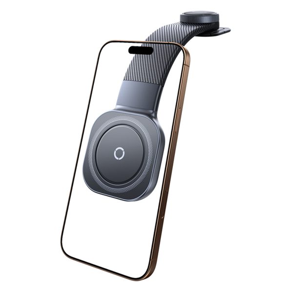 MagSafe magnētiskais automašīnas viedtālruņa turētājs uz paneļa - melns