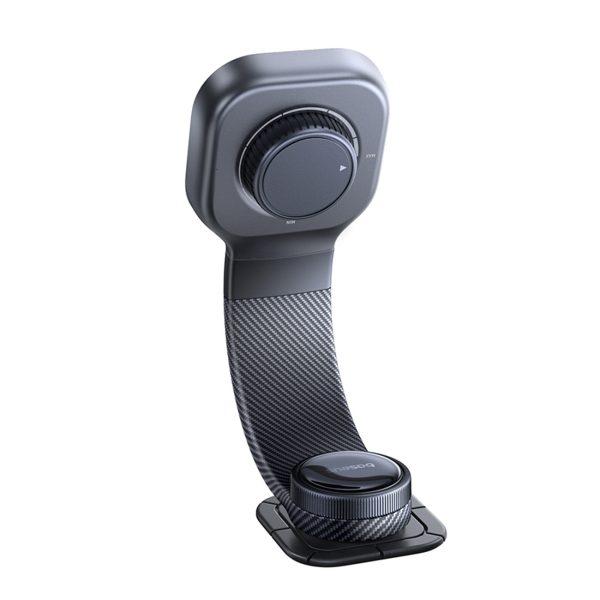 MagSafe magnētiskais automašīnas viedtālruņa turētājs uz paneļa - melns