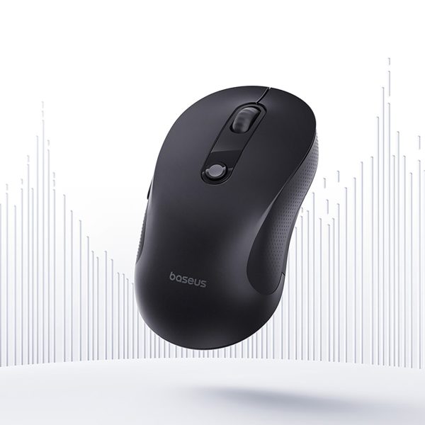 Bezvadu ergonomiska Bluetooth pele F02 - melna