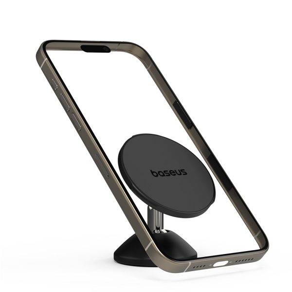 GoTrip DC1 MagSafe magnētiskais automašīnas turētājs viedtālruņiem uz vējstikla un paneļa - melns