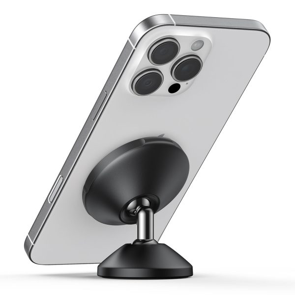 GoTrip DC1 MagSafe magnētiskais automašīnas turētājs viedtālruņiem uz vējstikla un paneļa - melns