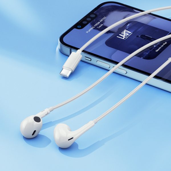 1032250-5-sluchawki-przewodowe-douszne-z-pilotem-qcy-hurtownia-dropshipping.jpg Vadu austiņas ar tālvadības pulti un mikrofonu LH1 1,15 m - baltas