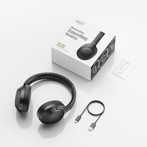 H3 Lite ANC Bluetooth bezvadu austiņas - melnas