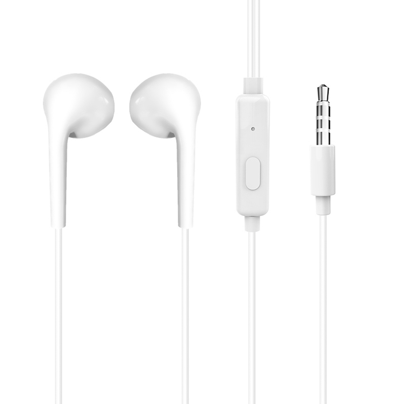 X10S vadu austiņas ar mini ligzdu 3,5 mm, 1,15 m, baltas