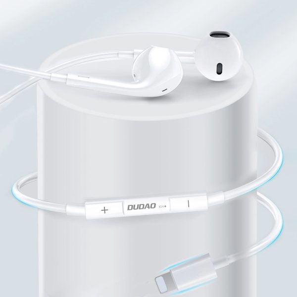 Vadu austiņas ar iPhone Lightning savienotāju 1,2 m - baltas