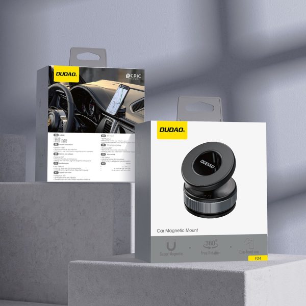 MagSafe automašīnas viedtālruņa turētājs ar piesūcekni vējstiklam un instrumentu panelim - melns