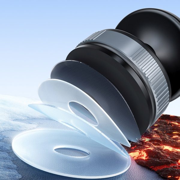 MagSafe automašīnas viedtālruņa turētājs ar piesūcekni vējstiklam un instrumentu panelim - melns