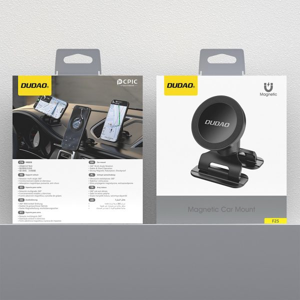 MagSafe automašīnas viedtālruņa turētājs instrumentu panelim un vējstiklam - melns