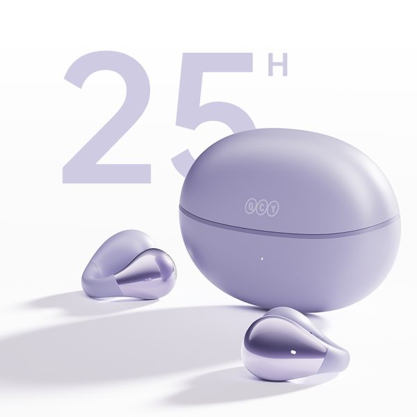 Crossky C30 OWS IPX4 Bluetooth bezvadu austiņas ar atvērtu dizainu - violetas