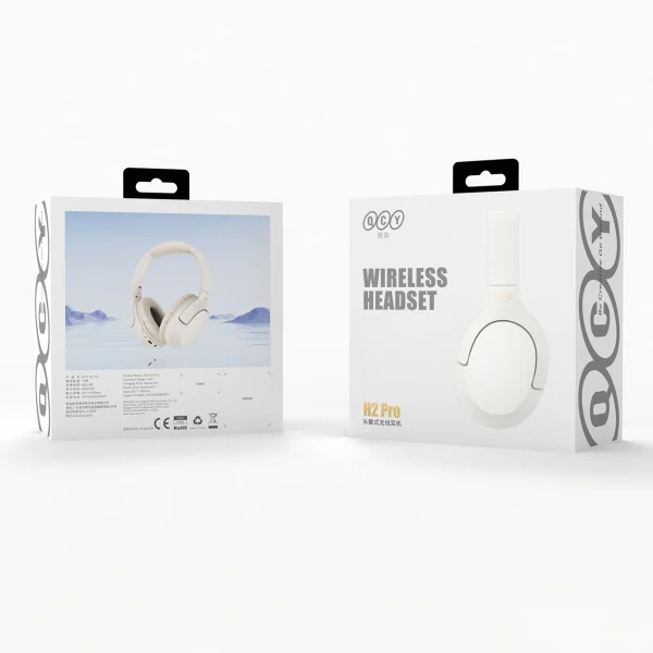 H2 Pro ENC Bluetooth bezvadu austiņas - baltas