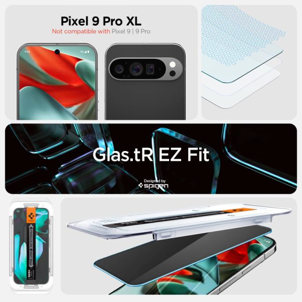 Google Pixel 9 Pro XL privātuma stikls Glas.TR Ez Fit Privacy - 2 gab.