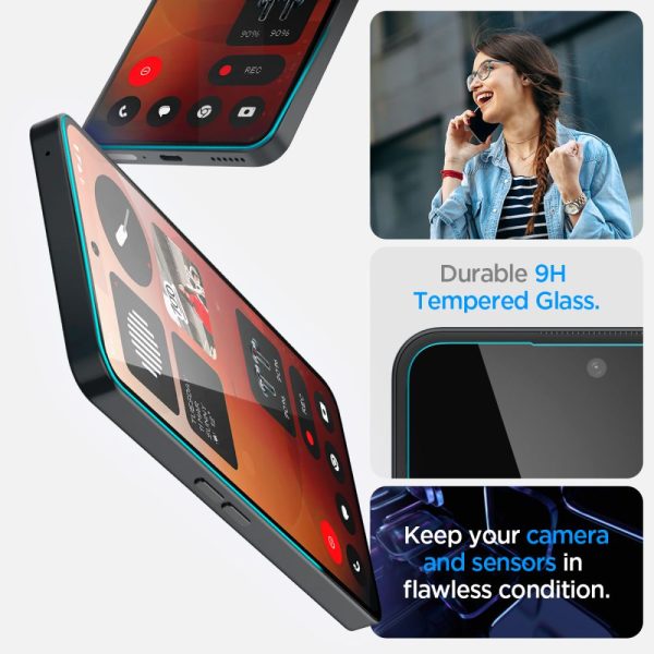 Rūdīts stikls telefonam Nothing 3A / 3A Pro Glas.tR EZ Fit - caurspīdīgs