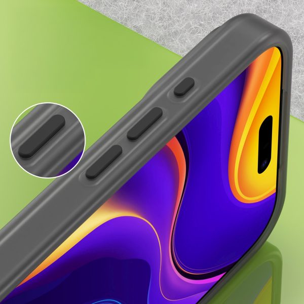 iPhone 17 Pro Max magnētiskais abrazīvais MagSafe vāciņš — matēti melns