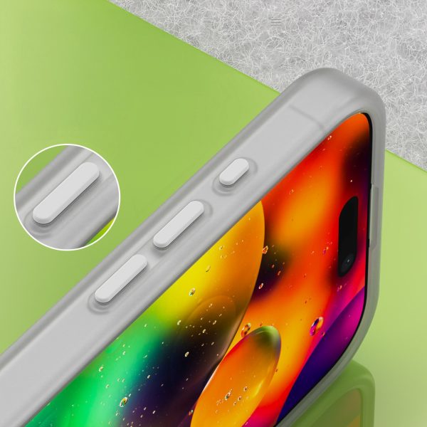 iPhone 17 magnētiskais abrazīvais MagSafe vāciņš — matēti balts