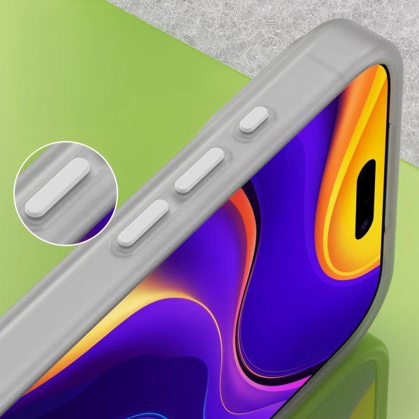 iPhone 17 Pro magnētiskais abrazīvais MagSafe vāciņš — matēti balts