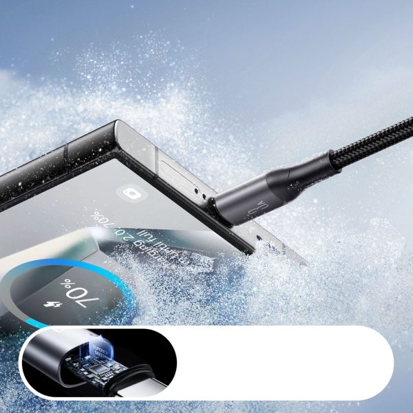 1032398-6-kabel-przewod-usb-a-usb-c-flash-series-3a-1m-joyroom-hurtownia-dropshipping.jpg USB-A - USB-C zibatmiņas sērijas 3A 1 m kabelis - melns