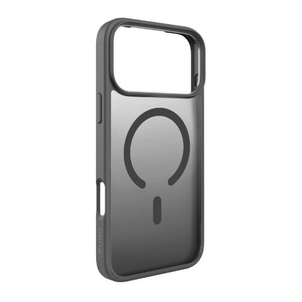 iPhone 17 Pro Max TPU gradienta MagSafe vāciņš - pelēks