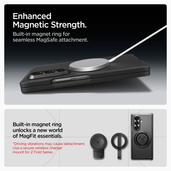 Samsung Galaxy Z Fold 7 Tough Armor Pro MagSafe vāciņš - melns