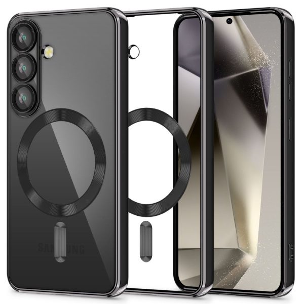 Samsung Galaxy S25 FE MagFlex MagSafe aizmugurējais vāciņš - melns