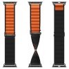 Apple Watch Band 44/45/46/49 mm WBF1 - melna un oranža
