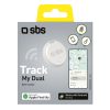Track My Dual universālais velosipēda atslēgu meklētājs - balts