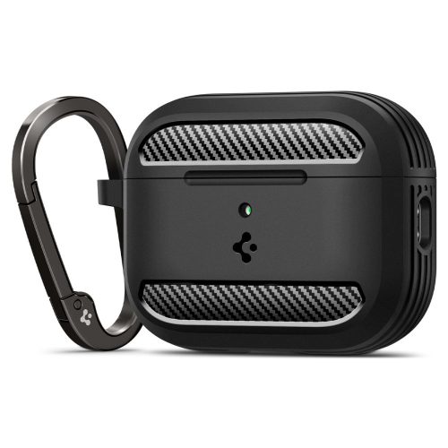1032492-1-etui-na-sluchawki-airpods-pro-3-rugged-armor-spigen-hurtownia-dropshipping.jpg AirPods Pro 3 izturīgs bruņu maciņš - matēti melns