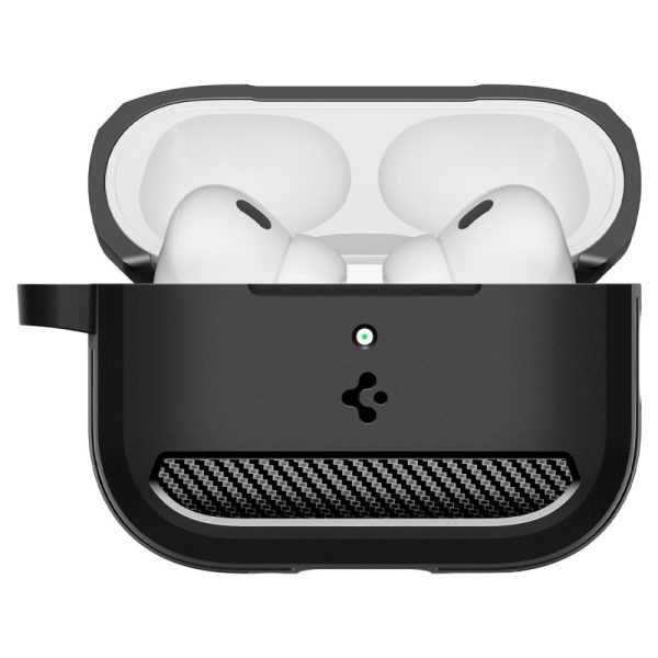AirPods Pro 3 izturīgs bruņu maciņš - matēti melns