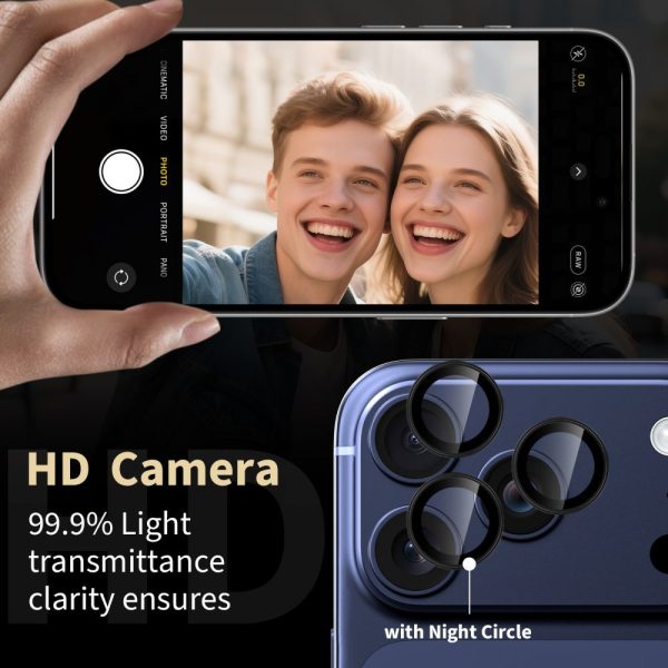 Kameras vāciņš iPhone 14 Pro / Max / 15 Pro / Max / 16 Pro / Max / 17 Pro / Max - zils