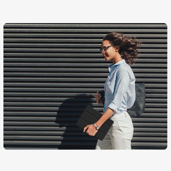 Aizsargvāciņš Samsung Galaxy Tab S8 Ultra / S9 Ultra / S10 Ultra / S11 Ultra 14.6 planšetdatoram - melns